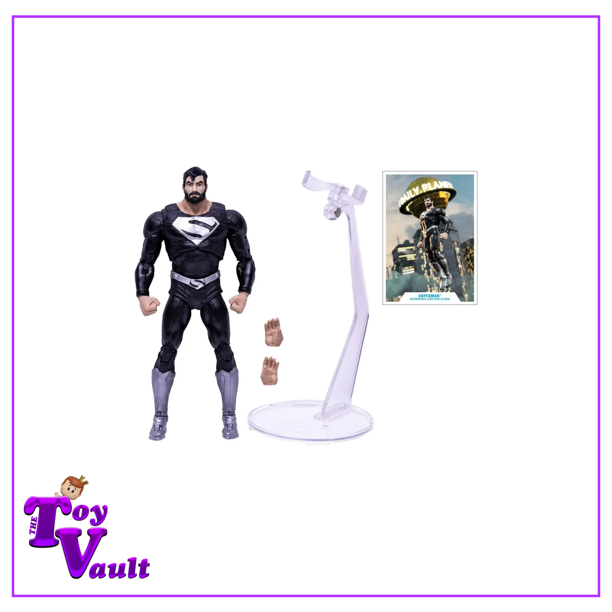 McFarlane Toys DC Heroes Multiverse Lois and Clark - Superman 7 inch Figure with Interchangable Parts
