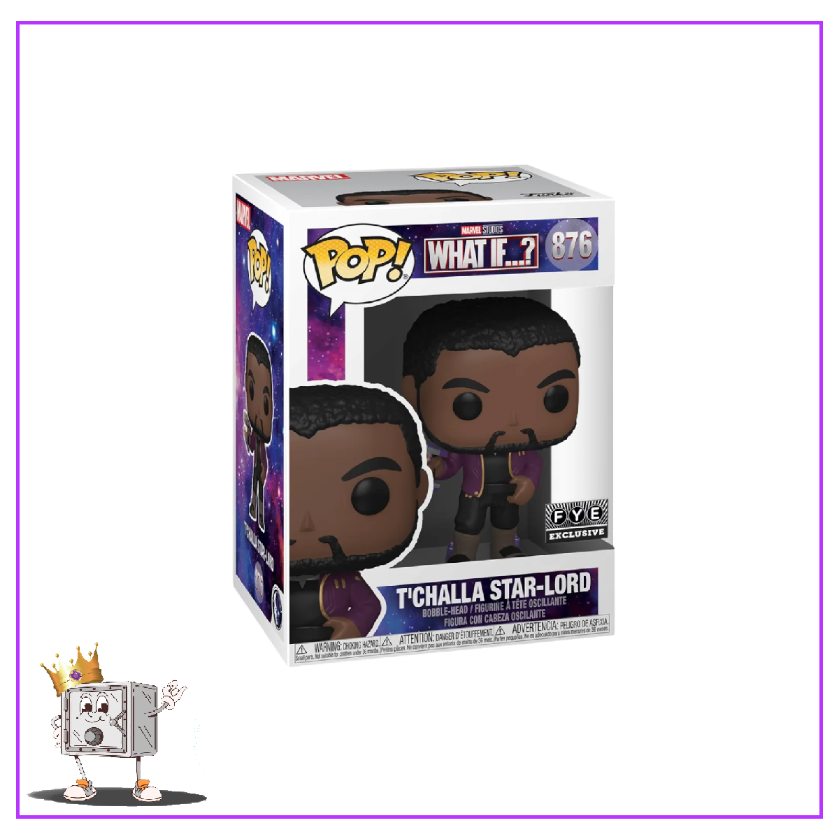 Funko Pop! Marvel What If - T'Challa Star-Lord #876 FYE Exclusive