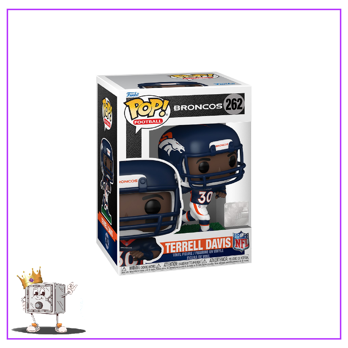 Funko Pop! Sports NFL Football Legends - Terrell Davis #262 (Denver Broncos)
