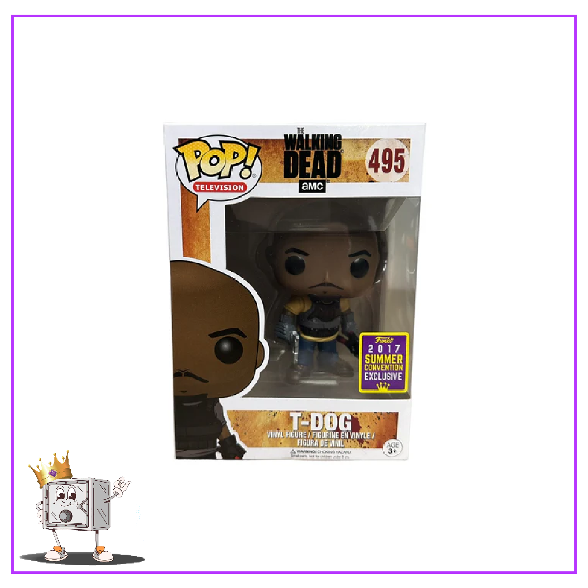 Funko Pop! Television The Walking Dead - T Dog #495 SDCC Shared Exclusive