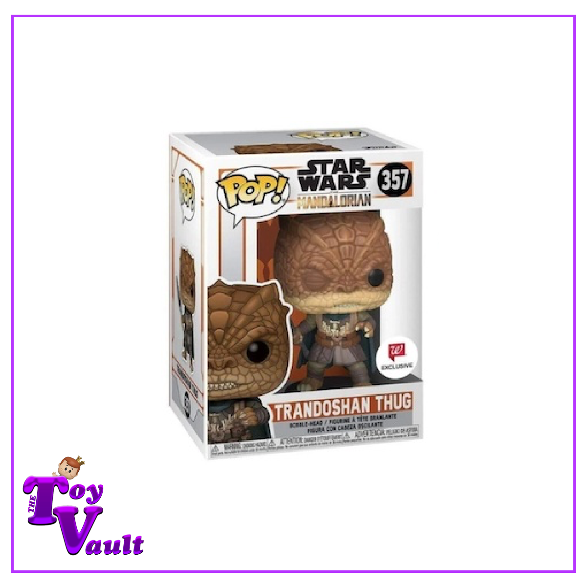 Funko Pop! Star Wars The Mandalorian - Trandoshan Thug #357 Walgreens Exclusive