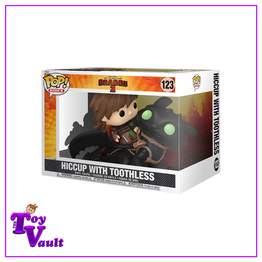 Funko Pop! Movies How to Train Your Dragon 2 - Hiccup with Toothless #123 (Deluxe Ride)