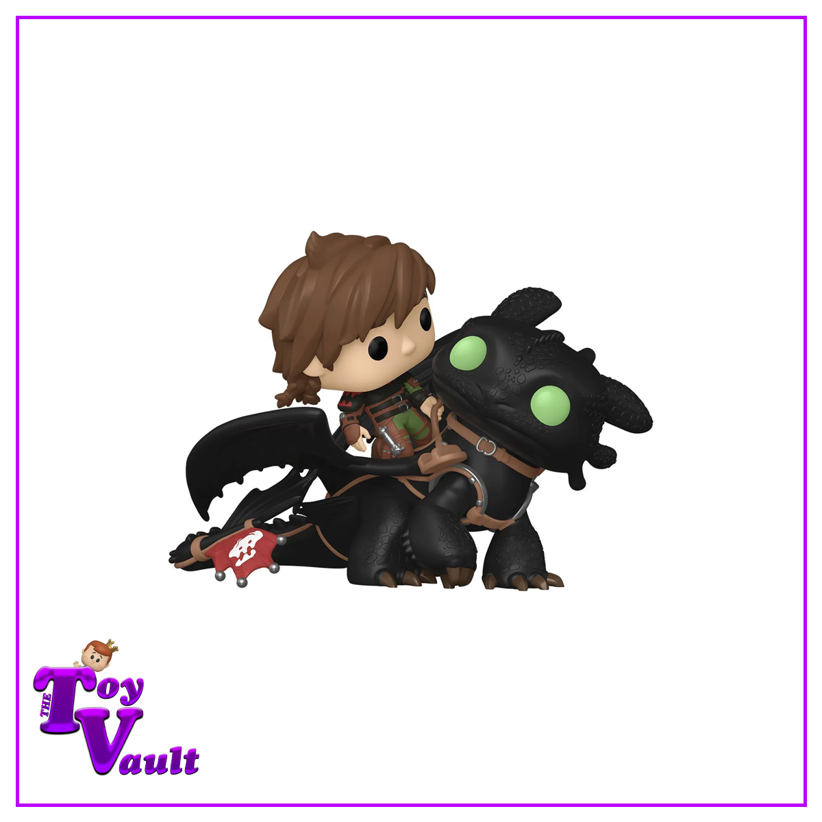 Funko Pop! Movies How to Train Your Dragon 2 - Hiccup with Toothless #123 (Deluxe Ride)