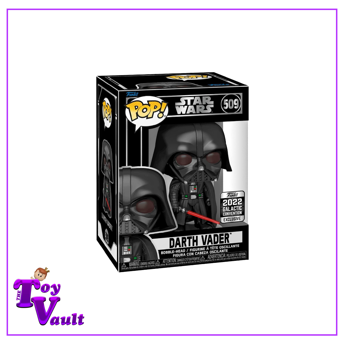 Funko Pop! Star Wars - Darth Vader #509 Galactic Convention Shared Exclusive