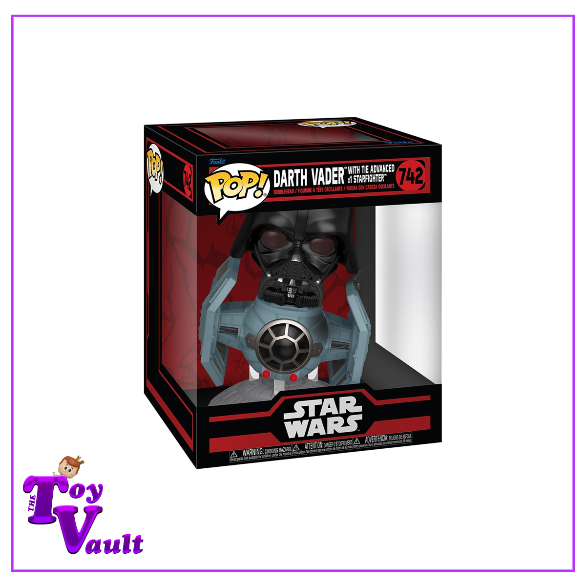 Funko Pop! Star Wars The Dark Side - Darth Vader with TIE Fighter #742 Deluxe Ride