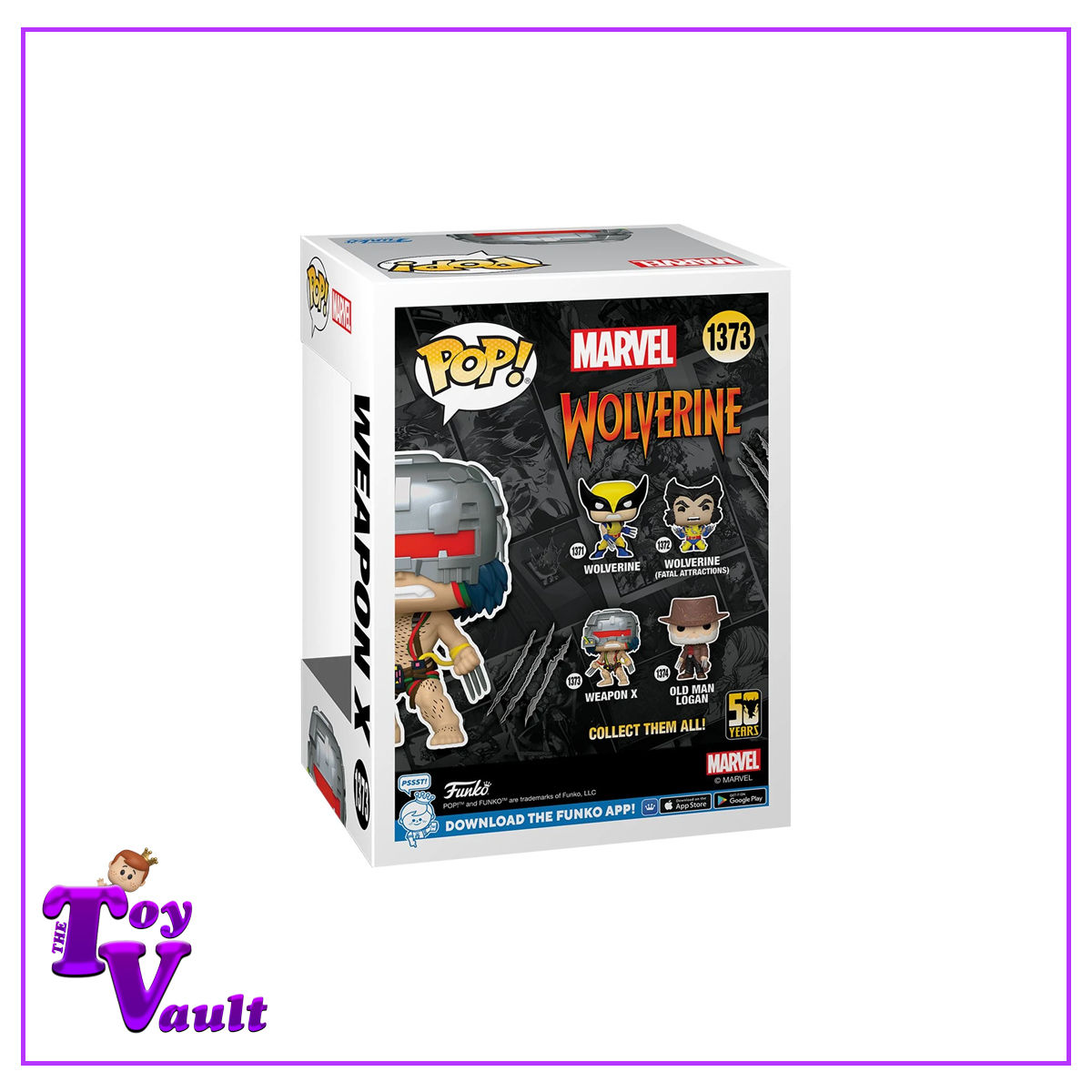 Funko Pop! Marvel X Men - Weapon X #1373 50th Anniversary