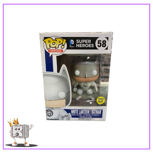 Funko Pop! DC Heroes Comics - White Lantern Batman #58 Glow in the Dark