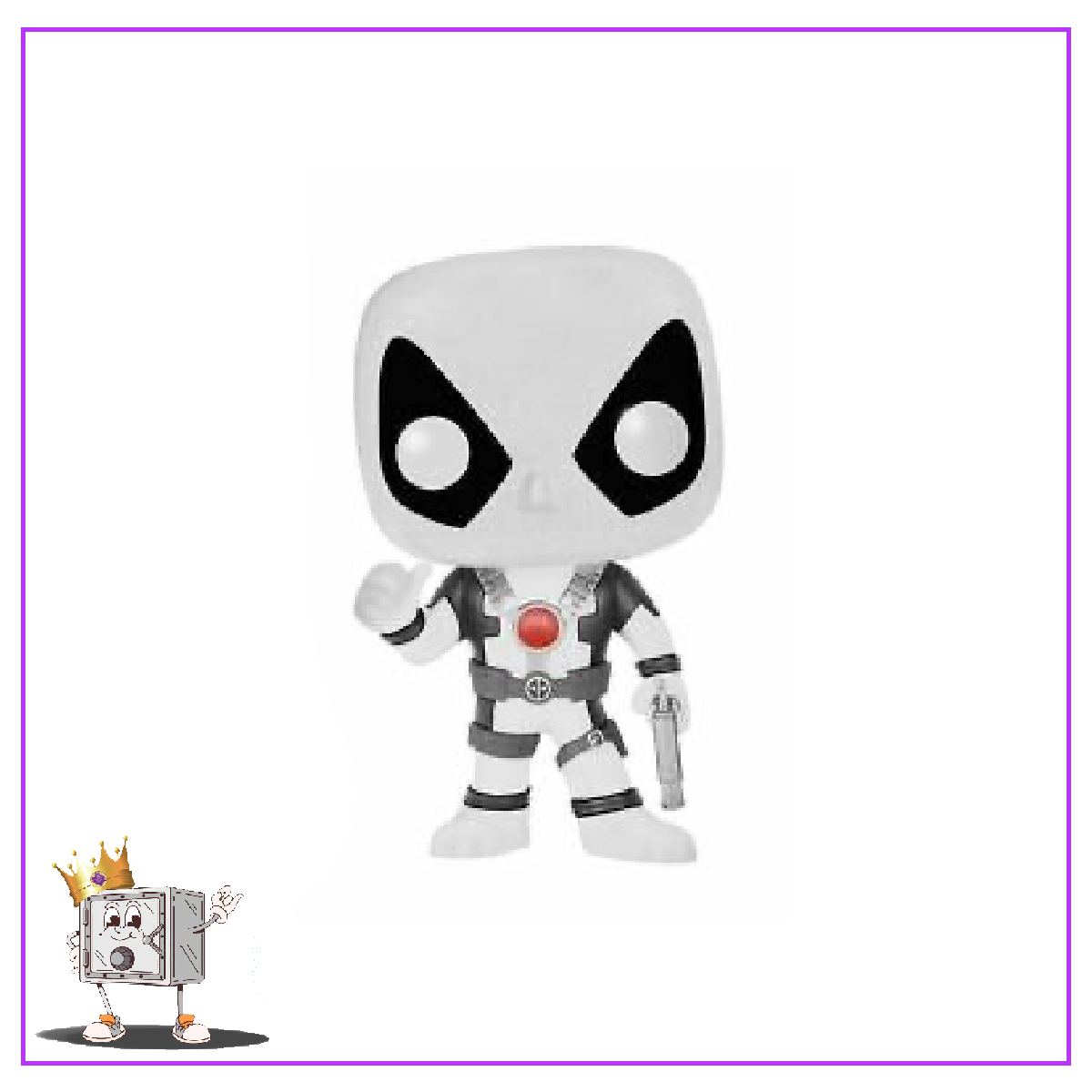 Funko Pop! Marvel Deadpool - Thumbs Up Deadpool (White) #112 2016 SDCC Shared Exclusive