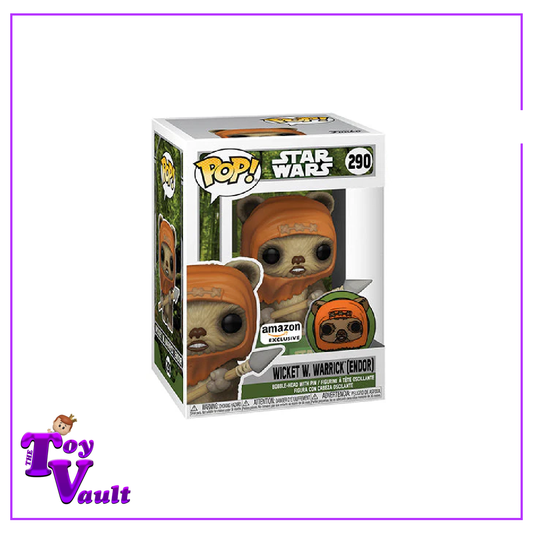 Funko Pop! Star Wars - Wicket W. Warrick (Endor) #290 Amazon Exclusive