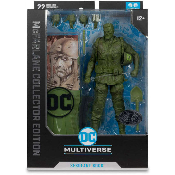 McFarlane Toys DC Multiverse Sergeant Rock Platinum Collector Edition Action Figure