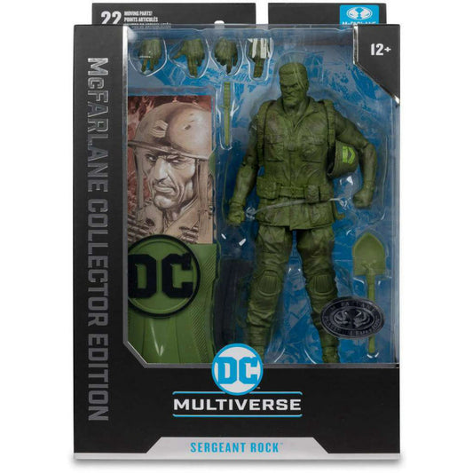 McFarlane Toys DC Multiverse Sergeant Rock Platinum Collector Edition Action Figure