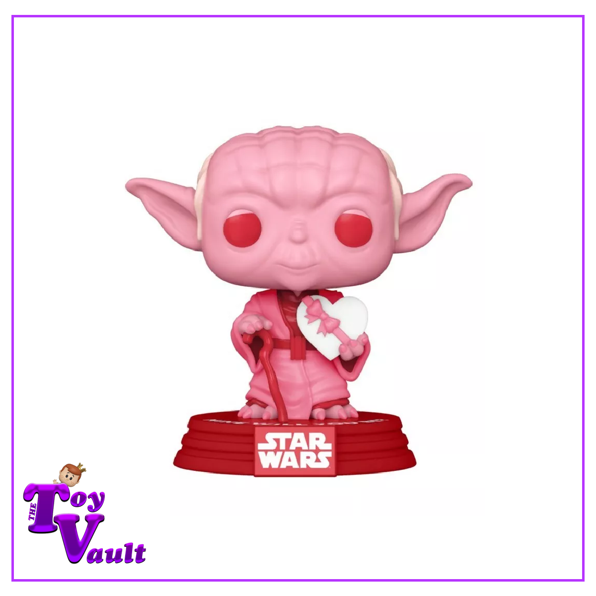 Funko Pop! Star Wars Valentine's Day - Yoda (Pink) #421