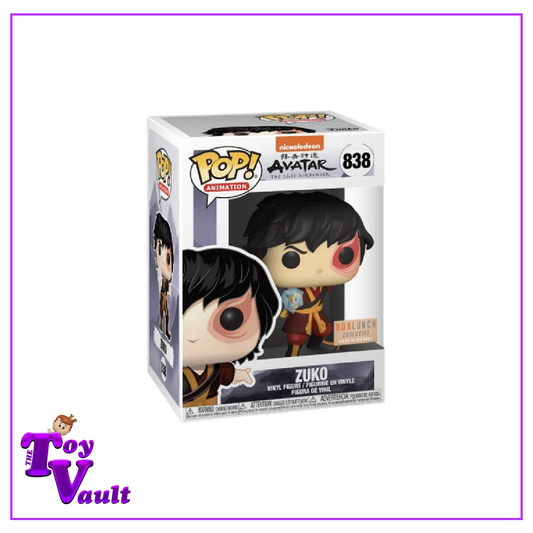 Funko Pop! Animation Avatar The Last Airbender - Zuko #838 Glow in The Dark BoxLunch Exclusive